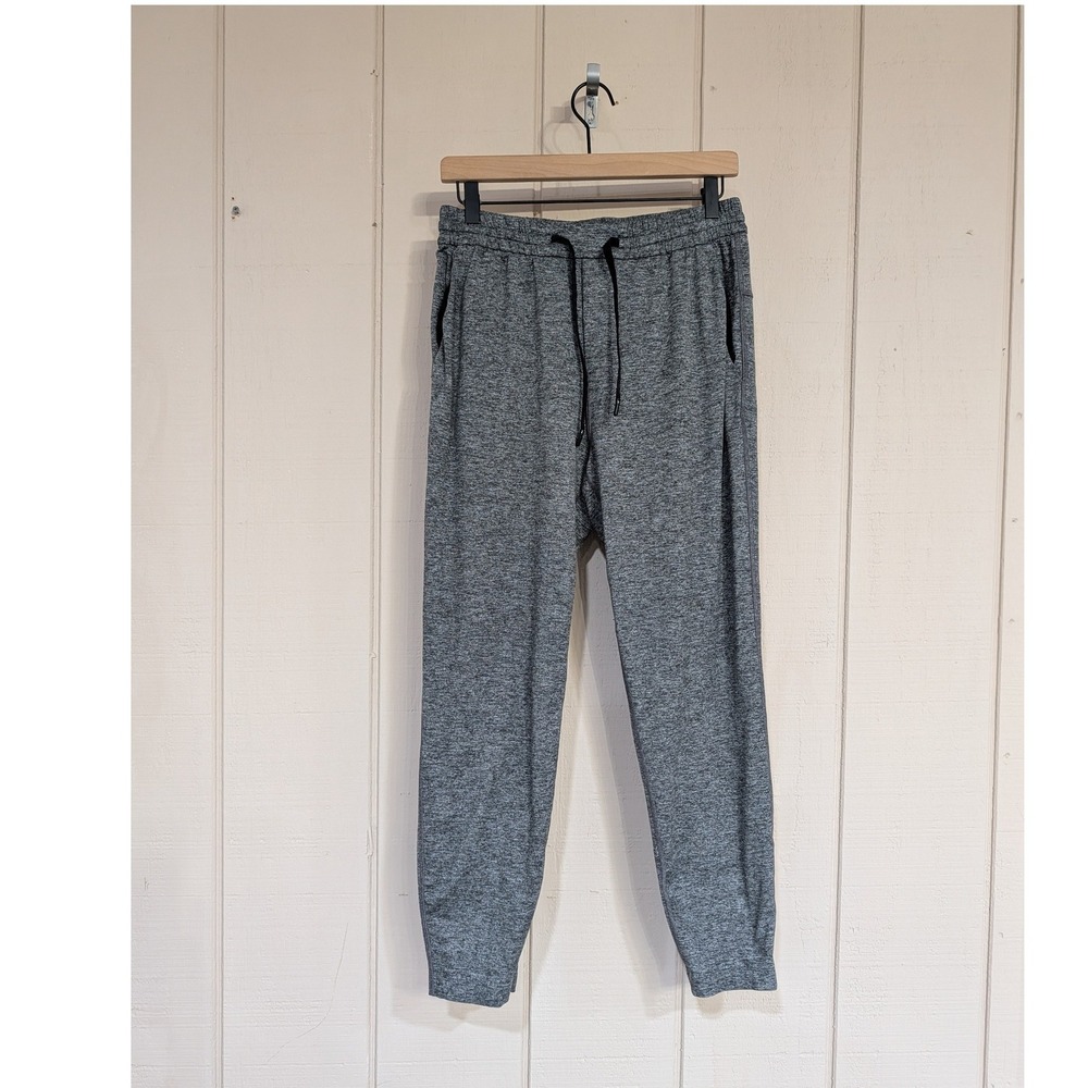 Lululemon City Sweat Mens Grey Space Dye Heathered Tapered Jogger M